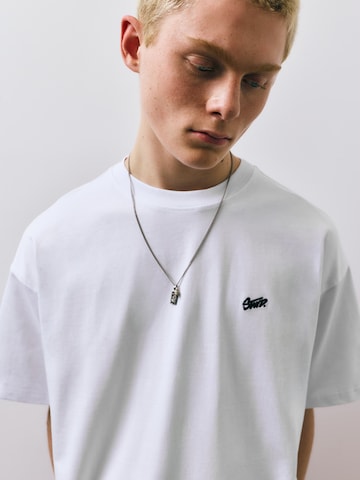 Pull&Bear Póló 'STWD' - fehér