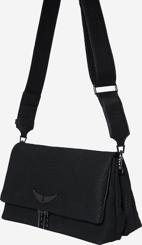 Zadig & Voltaire Shoulder Bag in Black: front