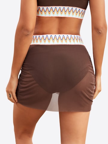 Magicshe Push-up Bikini 'Push Up Bikini Set mit hoher Taille' in Brown