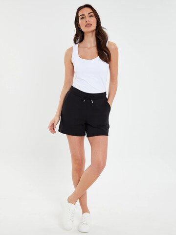 Threadbare Regular Shorts 'Spencer' in Schwarz