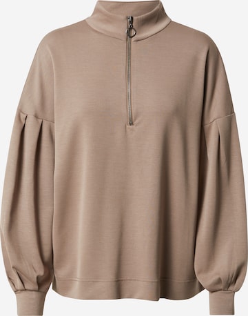 ICHI Sweatshirt in Brown: front