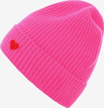 Zwillingsherz Beanie in Pink: front