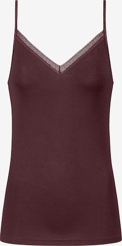Mey Unterhemd 'Modal Lace' in Braun: Vorderseite