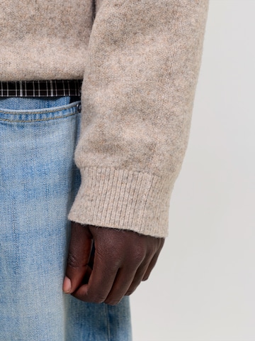 Pull-over 'JCOLEGACY' JACK & JONES en beige