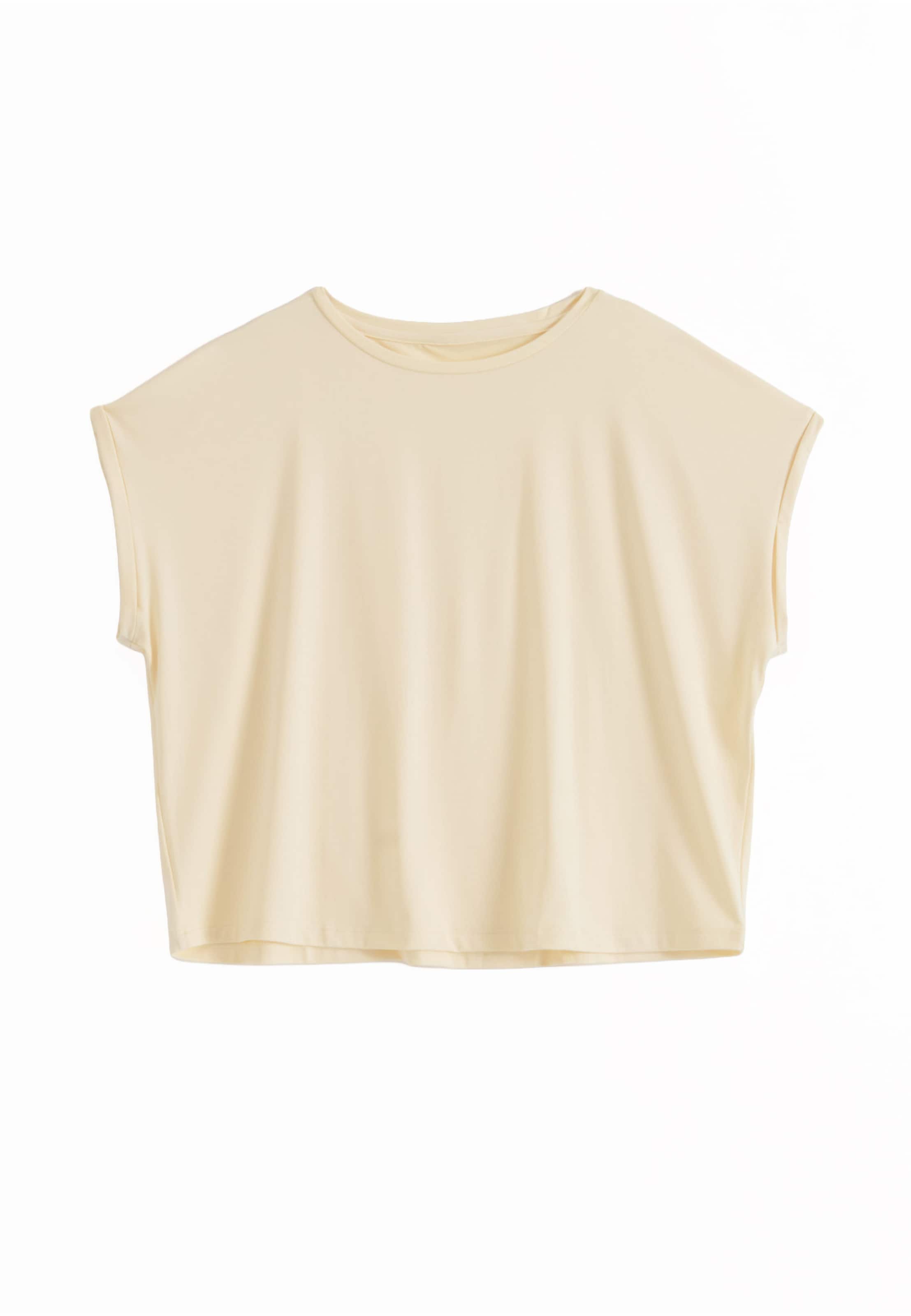T-shirt Aim'n en jaune : devant