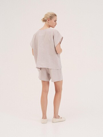 AmourLinen - Pijama 'Cloud Nine' en beige