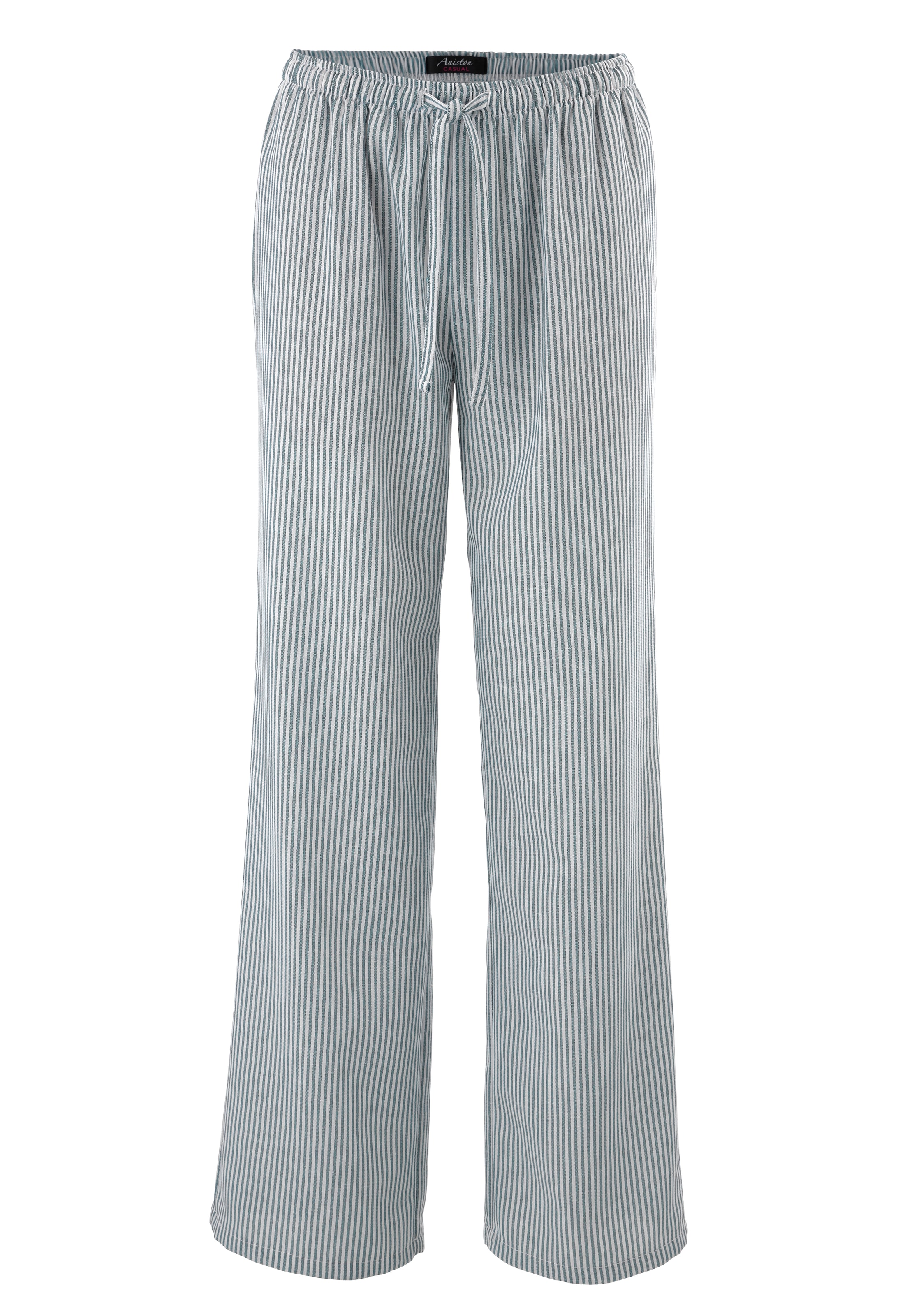 Aniston CASUAL Pajama Pants in Blue: front