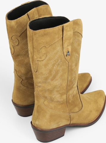 Scalpers Cowboy boot 'Isa' in Brown