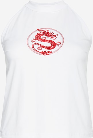 Merchcode Top in White: front