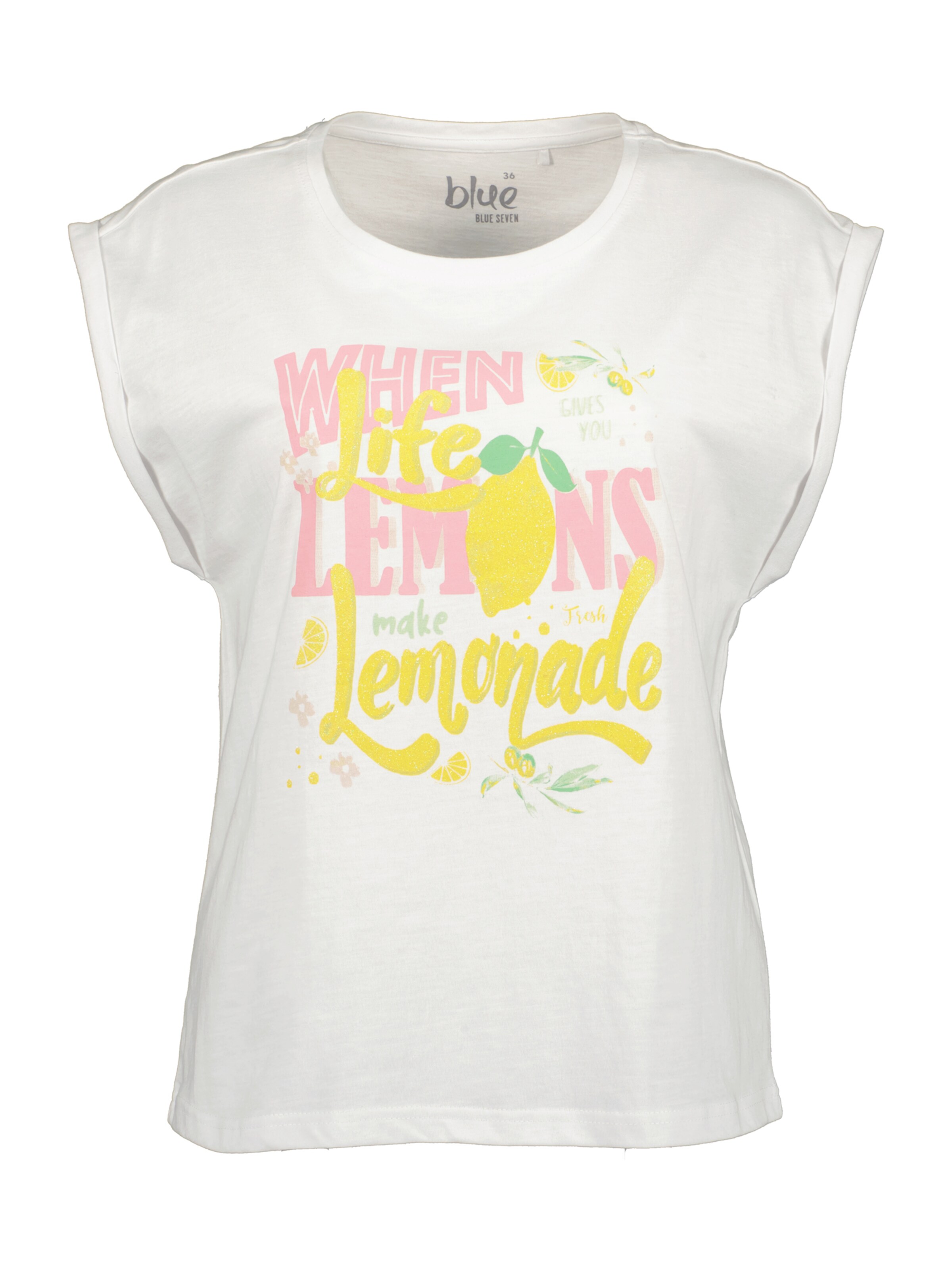 BLUE SEVEN T-Shirt in Weiß: Vorderseite
