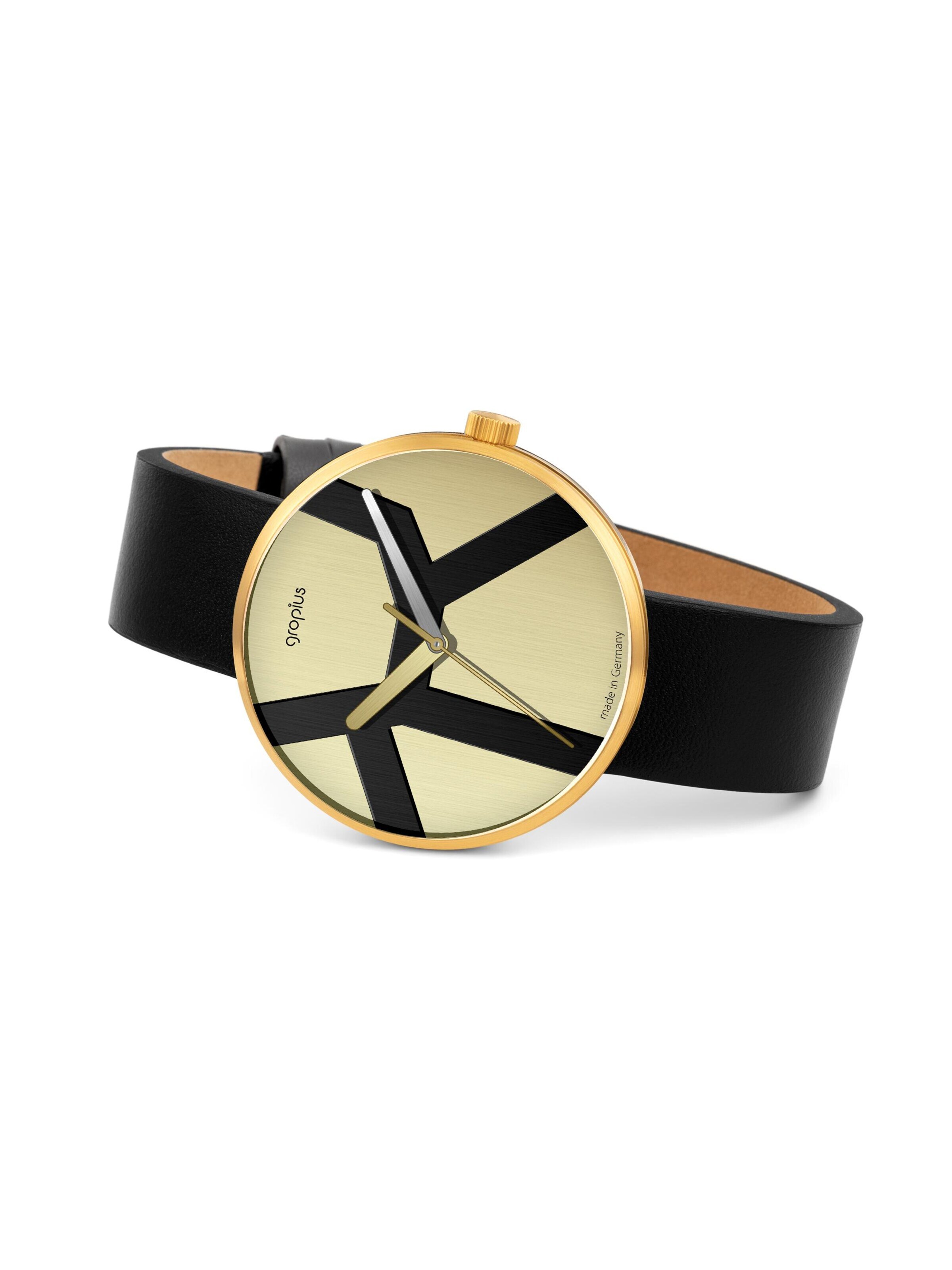 WALTER GROPIUS Analog Watch 'MOVE DELUXE' in Gold