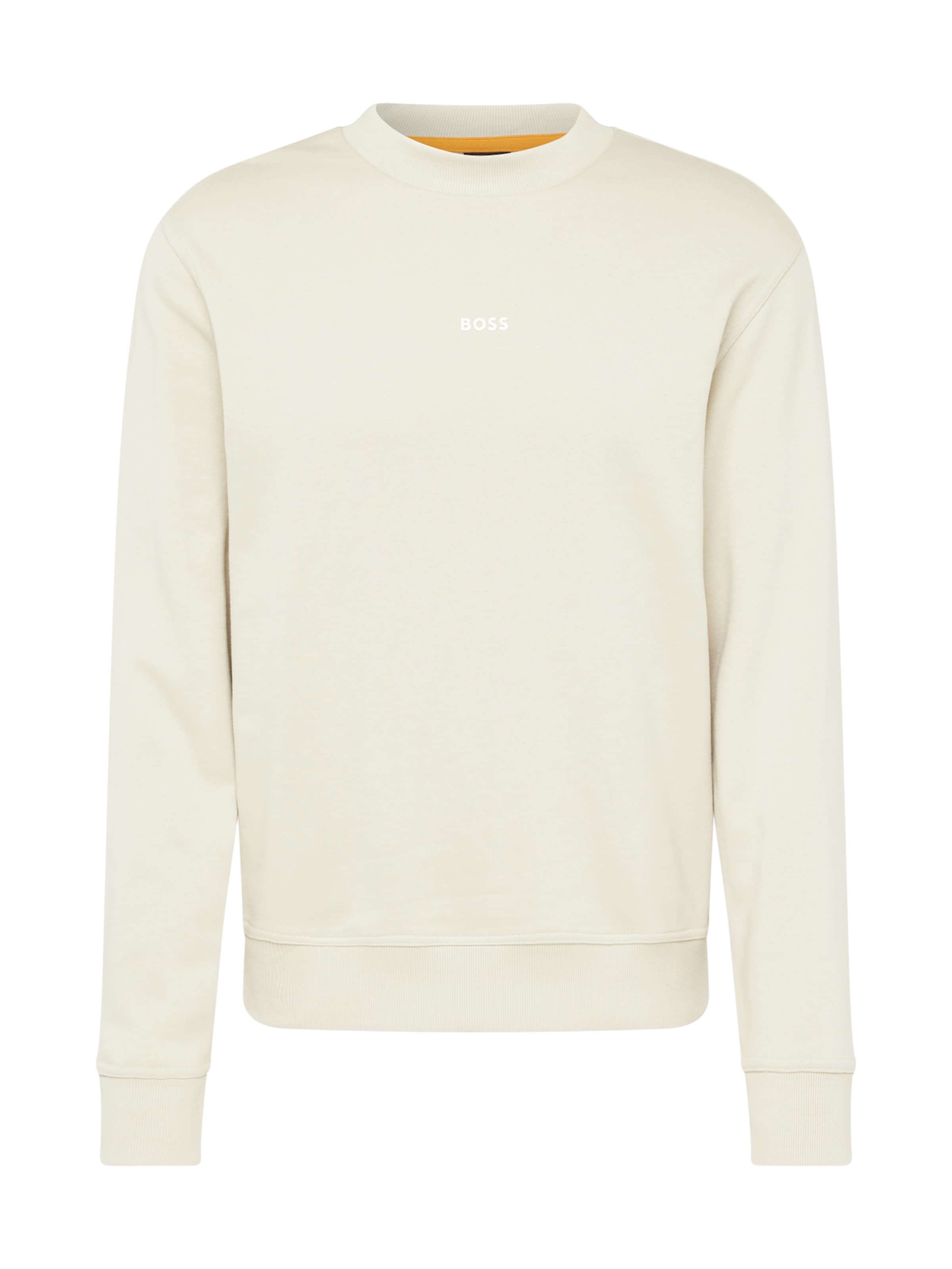 Felpa di BOSS in beige: frontale