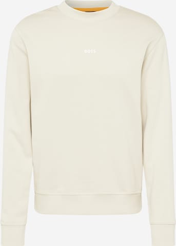 BOSS Orange Sweatshirt i beige: forside