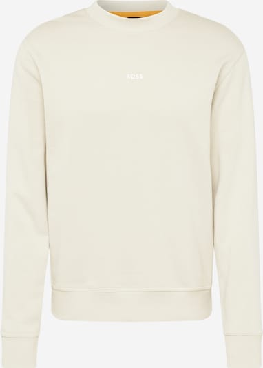 BOSS Orange Sweat-shirt en beige / blanc, Vue avec produit