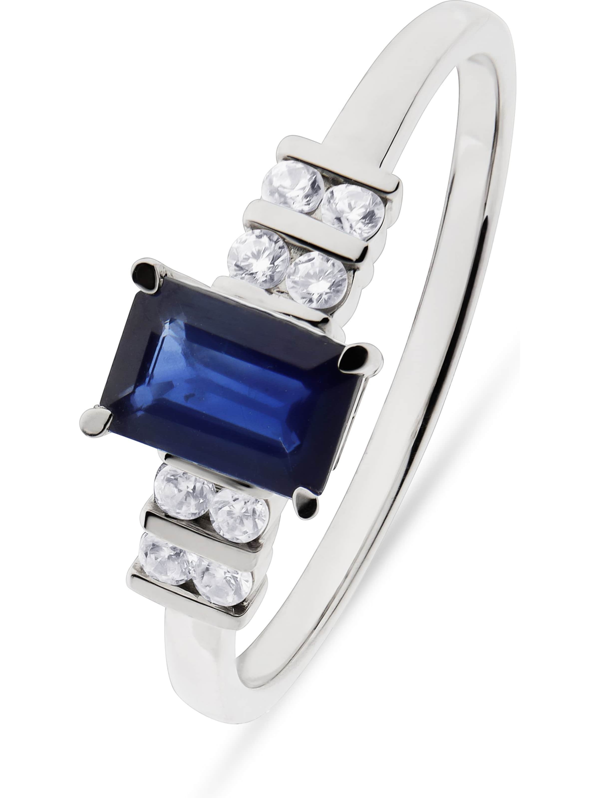 CHRIST Ring in Weiß: Vorderseite
