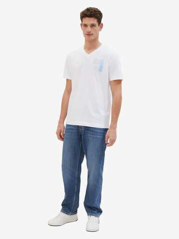 T-Shirt TOM TAILOR en blanc