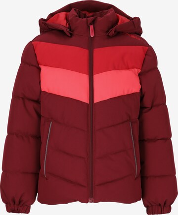 ZigZag Winterjas 'Bento' in Rood: voorkant