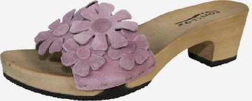 SOFTCLOX Clogs in Pink: front