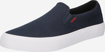 HUGO Slip ons 'Dyer' i mørkeblå / flammerød, Produktvisning