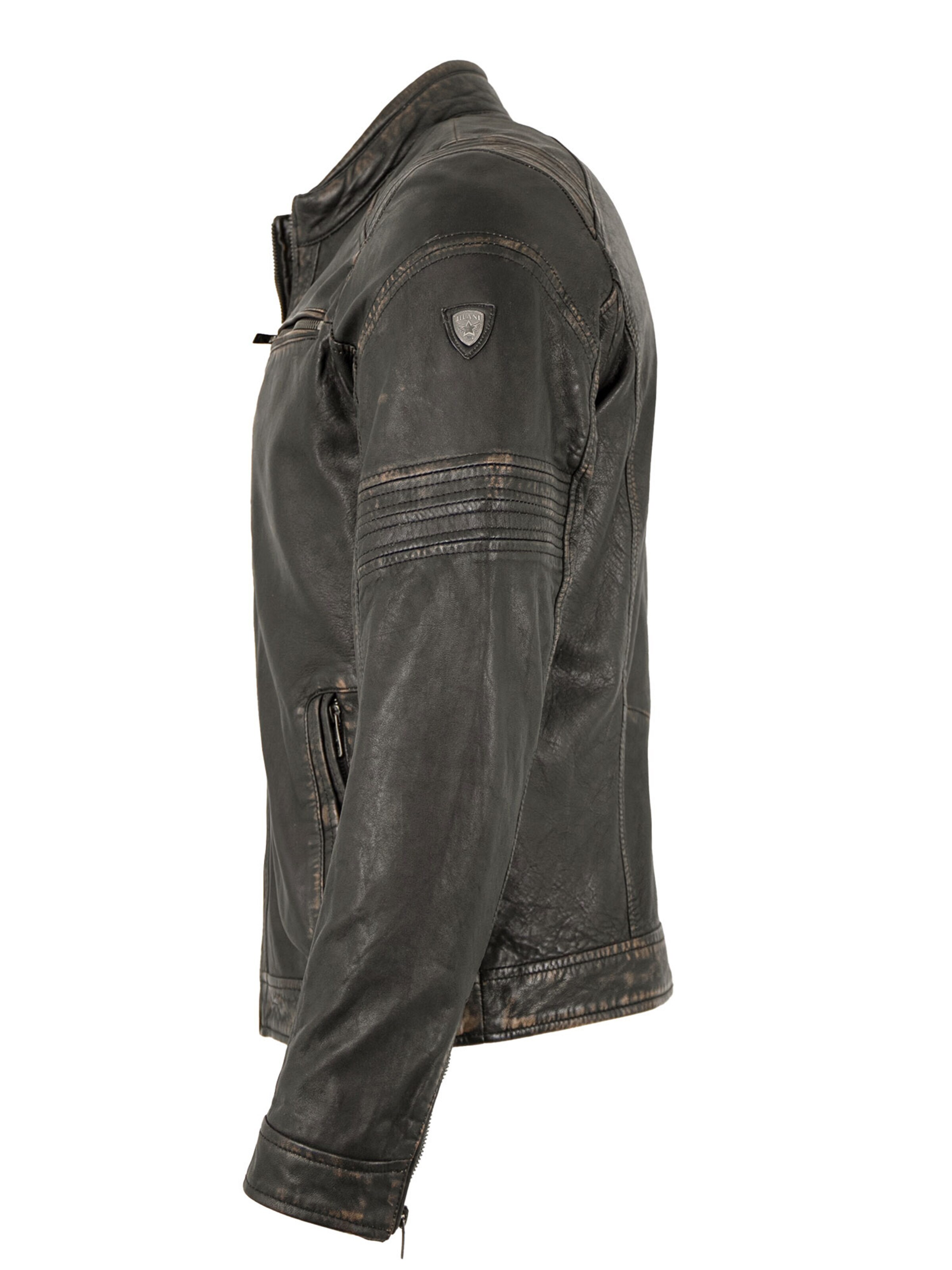 Veste mi-saison 'Stantfort / Sandford' Lederjacken24 en noir