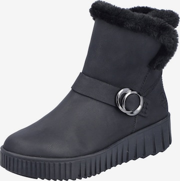 RiekerČizmice - crna boja: prednji dio