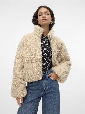 VERO MODA Vinterjakke 'LOUISA' i beige