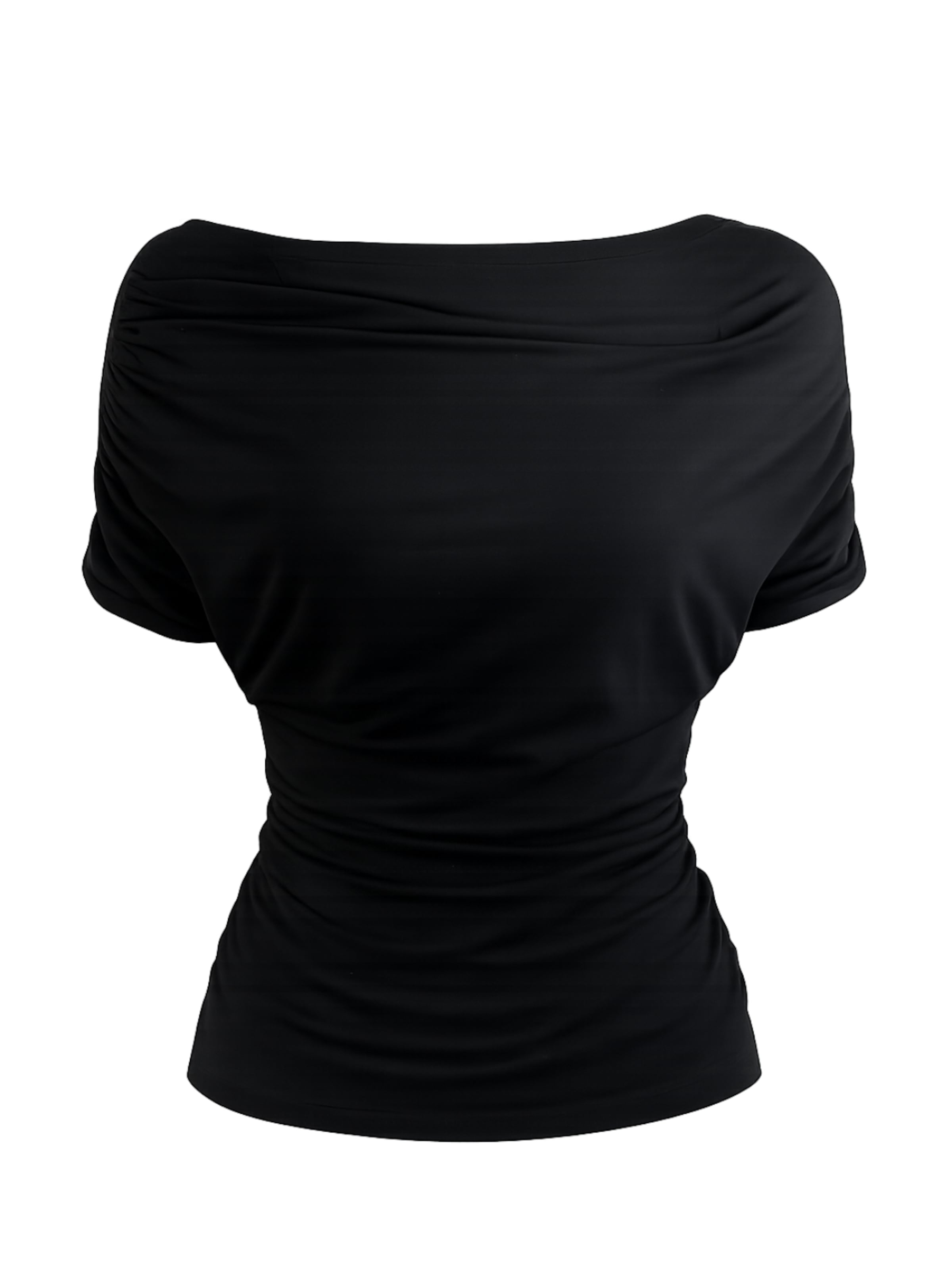 ARMIE Blouse 'The Caroline Top' in Zwart: voorkant