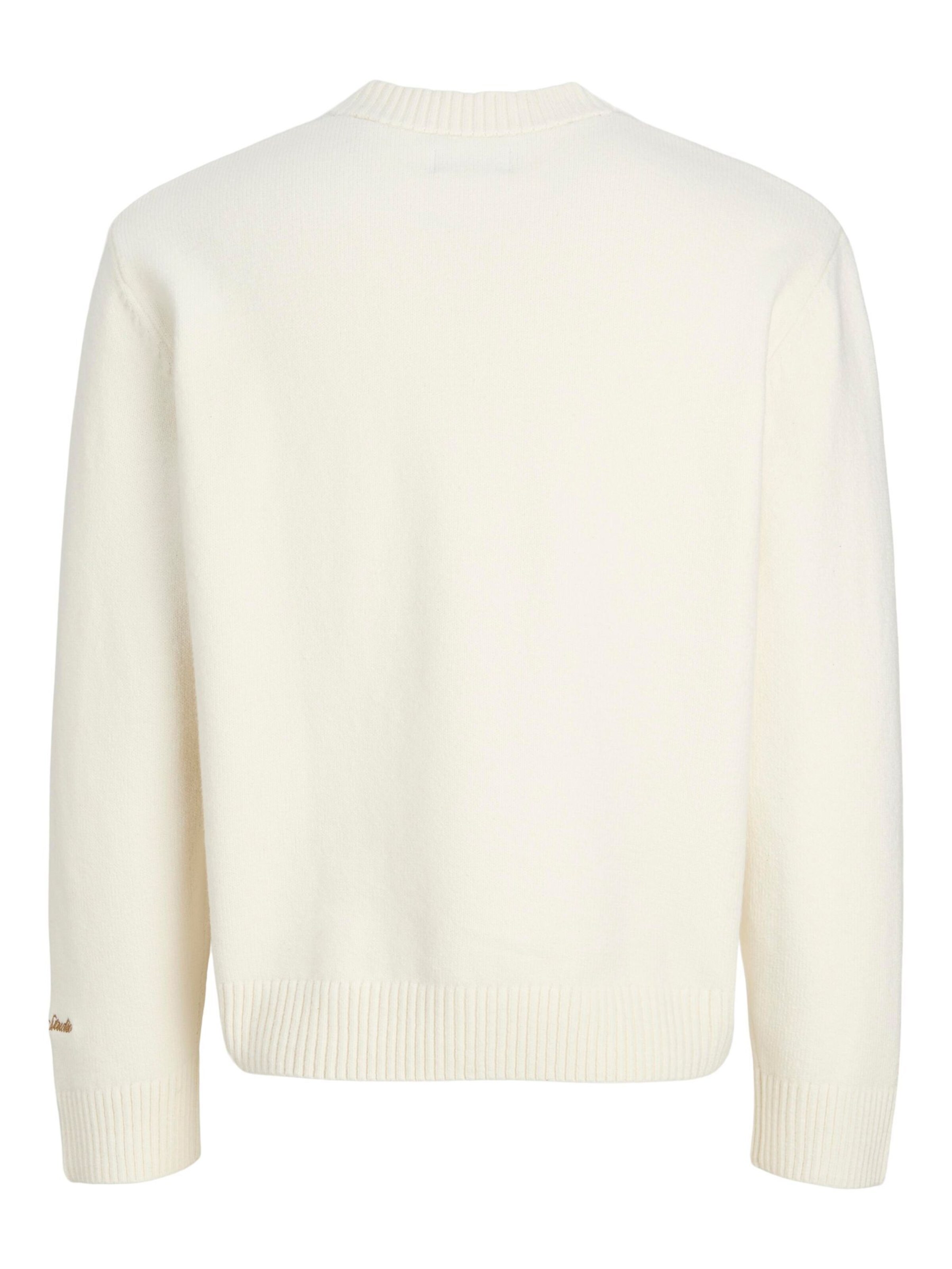 JACK & JONES Pullover i hvid