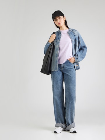 Tricou de la Calvin Klein Jeans pe mov