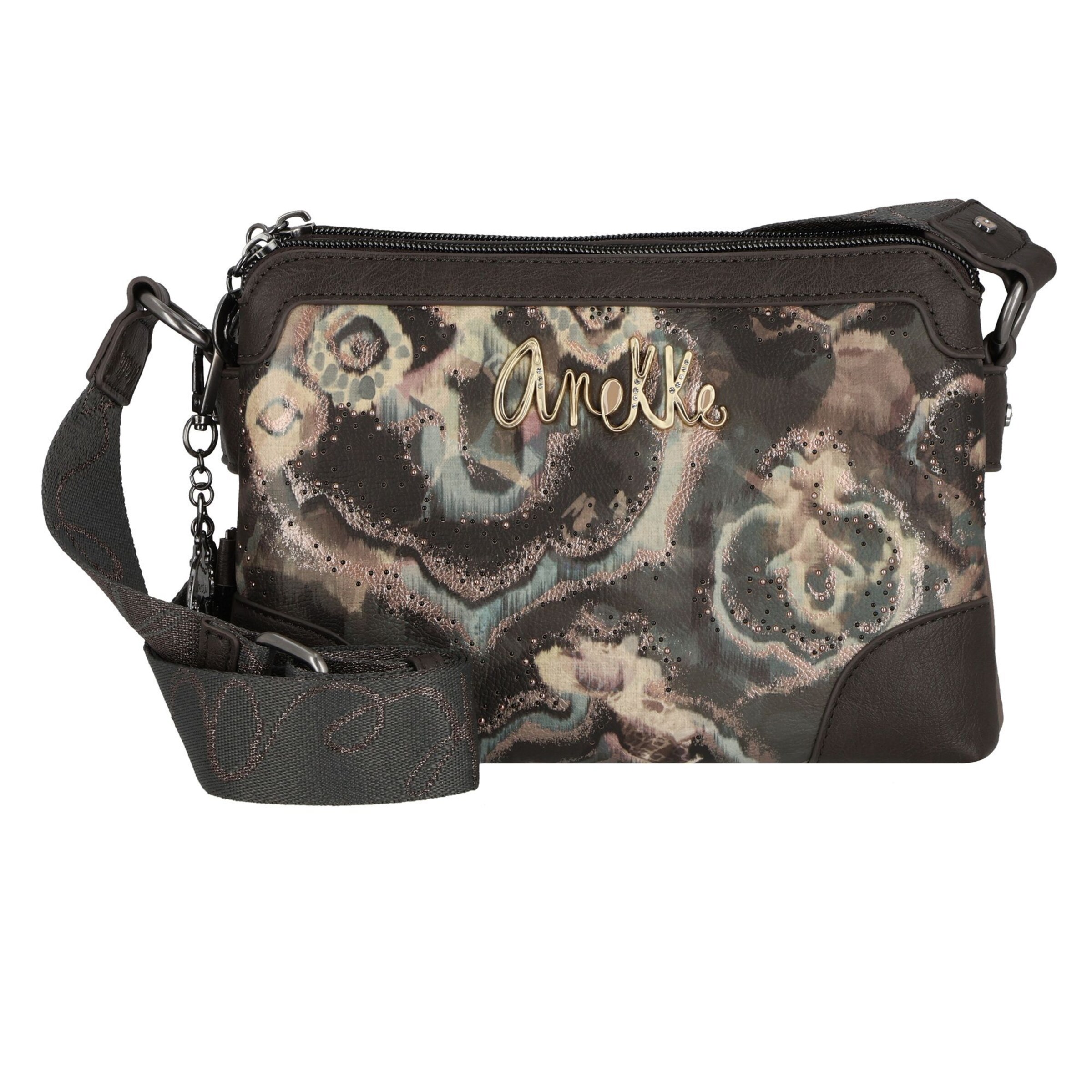 Anekke Umhängetasche 'Manifesto' in Grau: Vorderseite