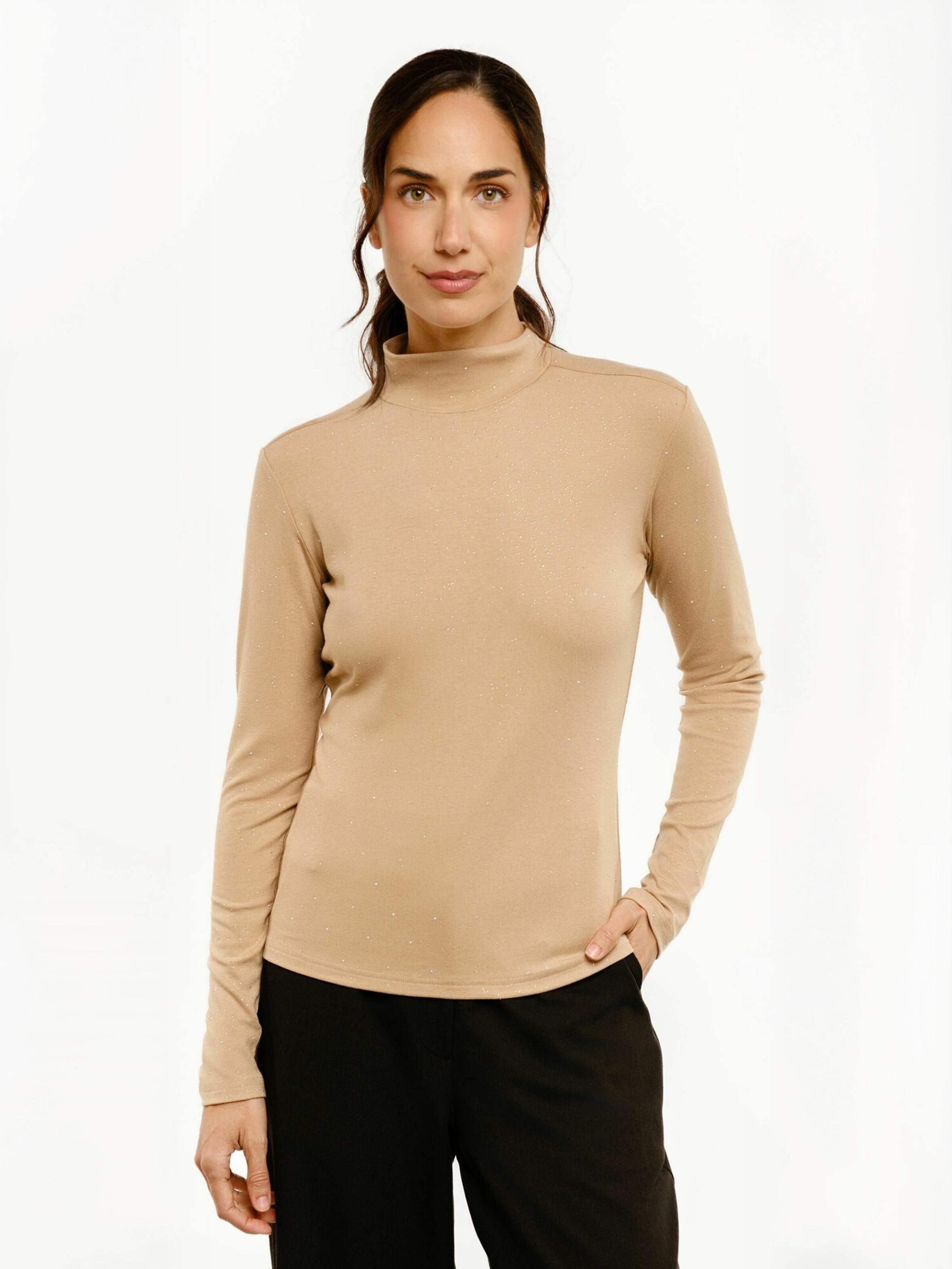 Maglietta ' TAMMI ' di Liberte Essentiel in beige: frontale