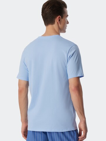 SCHIESSER Onderhemd 'Mix & Relax' in Blauw
