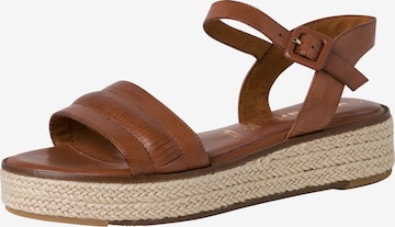 TAMARIS Sandal in Brown: front