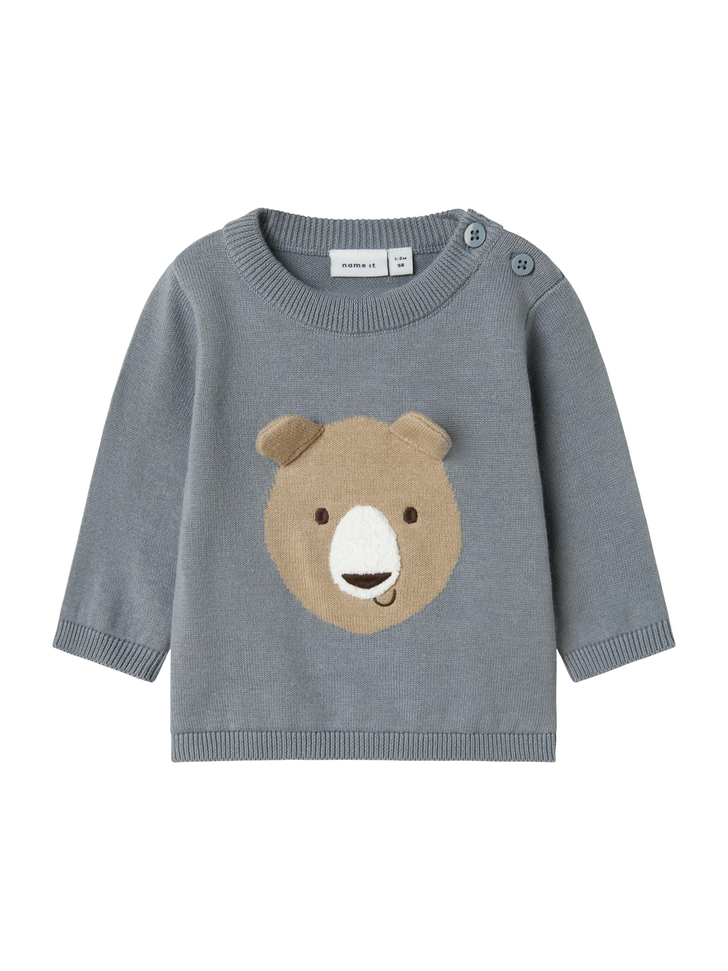 NAME IT Pulover 'NBMOBERRYS' | modra barva: sprednja stran