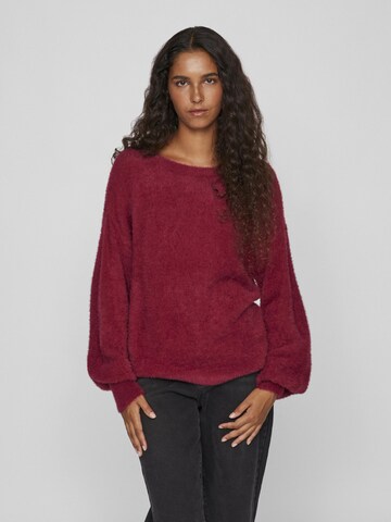 VILA Sweater in Red: front