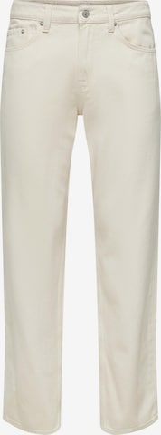 Only & Sons Jeans 'Edge' in Beige: front