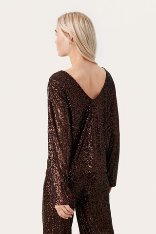 Part Two Bluse 'Darleena' in Braun