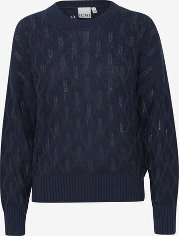 ICHI Sweater 'Marnas' in Blue: front