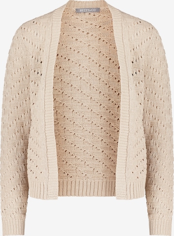 Cardigan Betty & Co en beige : devant