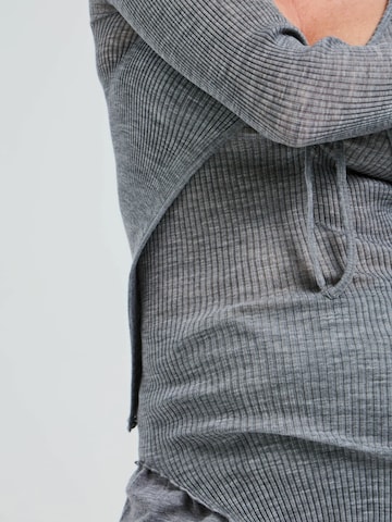 Seamless Basic Gebreid vest in Grijs