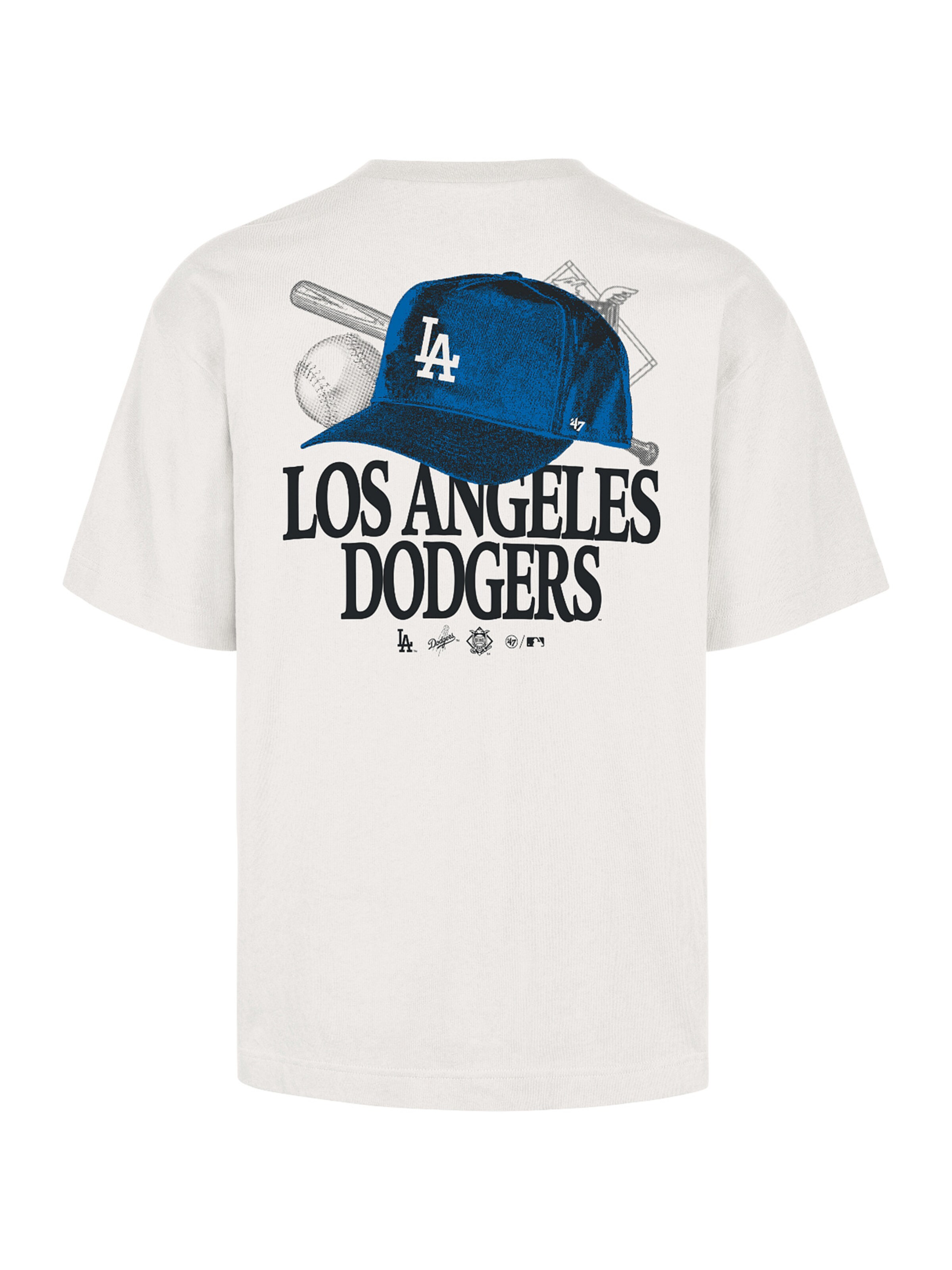 47 Brand Póló 'MLB Los Angeles Dodgers' - bézs