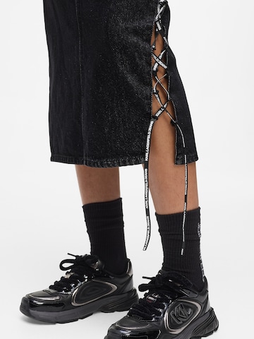 Fustă de la KARL LAGERFELD JEANS pe negru