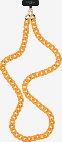 Cheeky Chain Munich Smartphone Case 'Silk' in Orange: front