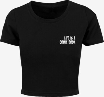 Merchcode Shirt 'Book Comic' in Black: front
