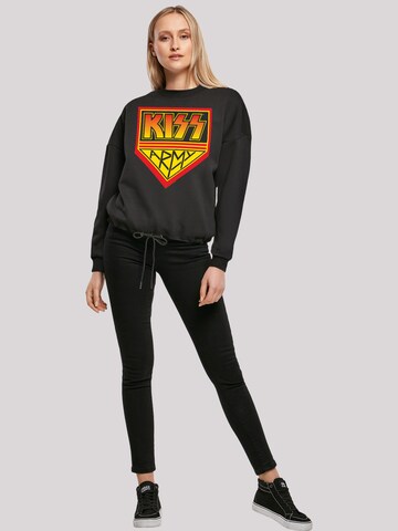 Sweat-shirt 'Kiss Army Logo' F4NT4STIC en noir