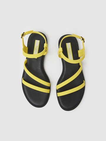 Pepe Jeans Strap Sandals 'Hayes Juice' in Yellow