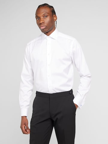 Slim fit Cămaşă business de la ETON pe alb: față