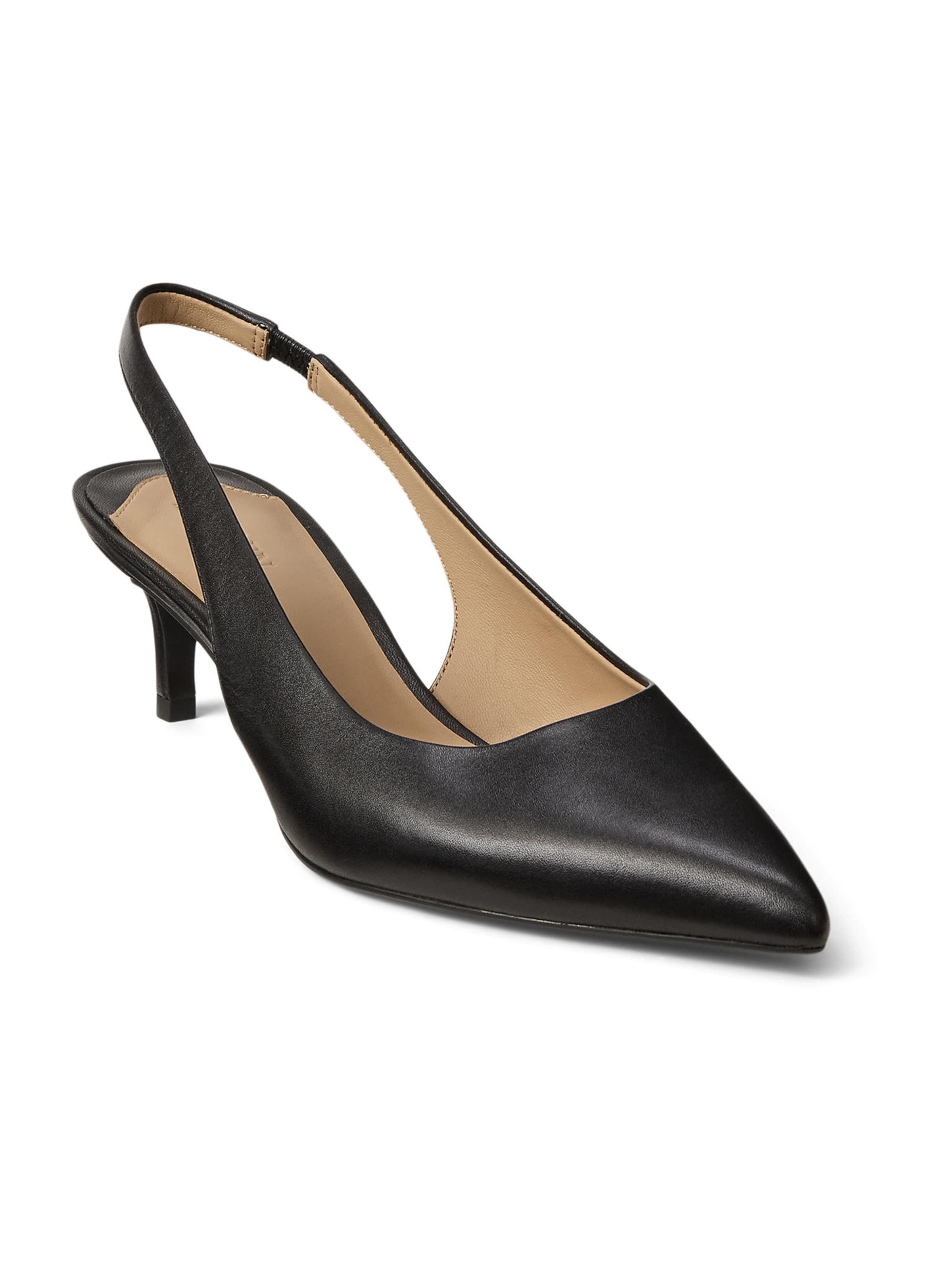 Lauren Ralph Lauren Дамски обувки на ток с отворена пета 'LOLAH' в черно