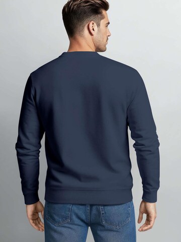 Neverless Sweatshirt 'Palm Lineart Logo'‌ in Blau
