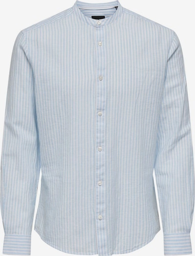Camicia 'Caiden' Only & Sons di colore blu chiaro / bianco, Visualizzazione prodotti